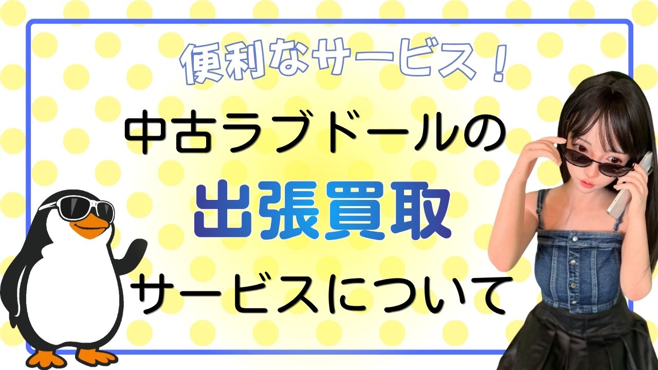 便利なサービス！ 中古ラブドールの出張買取サービスについて